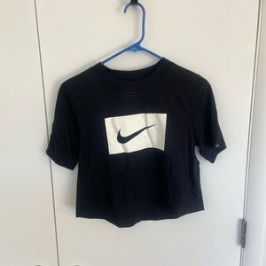 Nike crew neck crop top